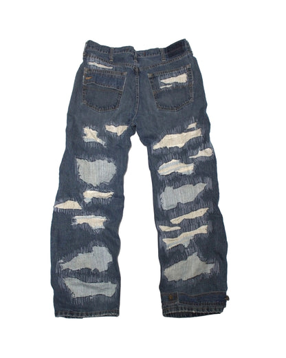 Faded Construction Denim