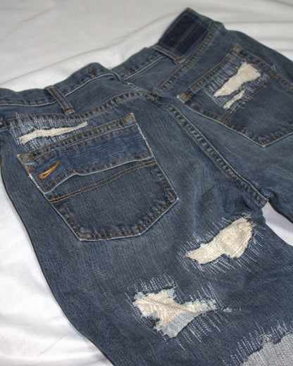 Faded Construction Denim